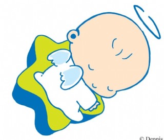 睡觉小天使图片